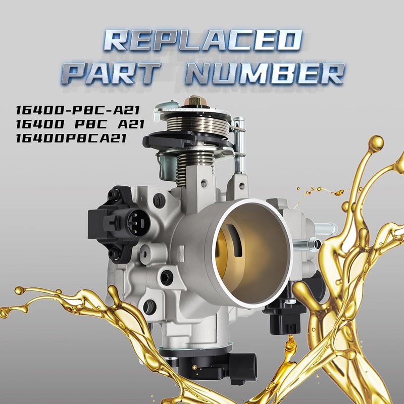 Assembroverse 16400-P8C-A21 16400P8CA21 Throttle Body Actuator Compatible with Accord Odyssey TL CL 2.3L 2.5L 3.0L 3.2L 3.5L 1997-2003 - Image 2